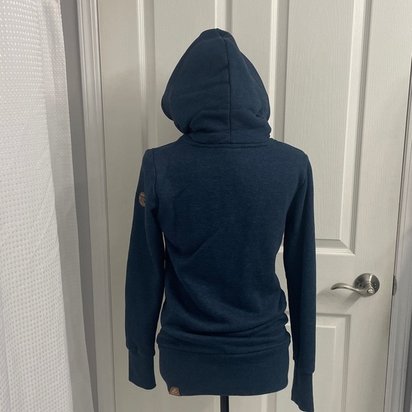Women's Ragwear Navy blue Full Zip Hoodie Size M - Picture 7 of 9